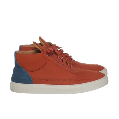 Sneakers (Orange, Blå) fra Filling Pieces Læder