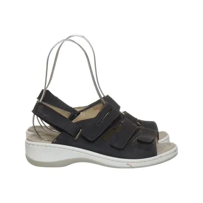 Sandalen (Zwart) van Hästen Leer