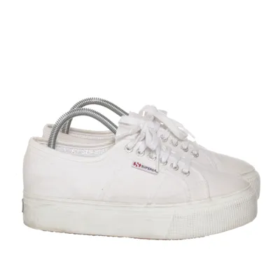 Tygskor (Vit) från Superga