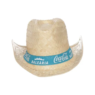 Solhatt (Beige, Blå) från Coca Cola