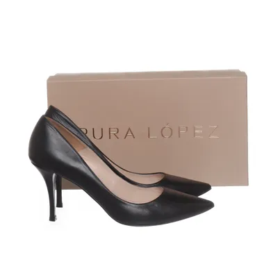 Escarpins (Noir) de Pura Lopez Cuir