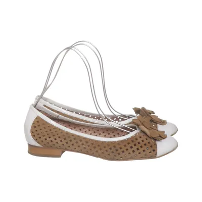 Ballerines (Marron, Blanc) de Salamander Cuir