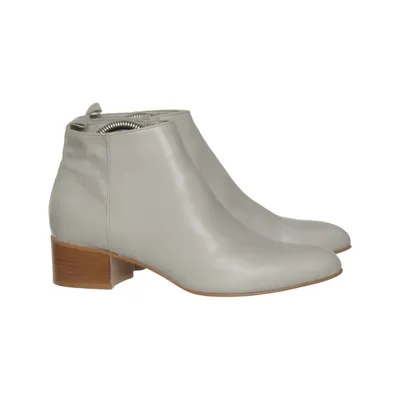 Ankle boots (Gray) from Noë Leather