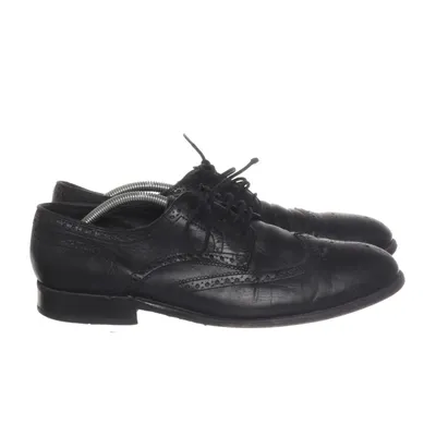 Derby shoes (Black) from Borelli Leather