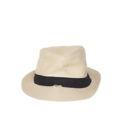 Fedora hoed (Beige, Zwart)