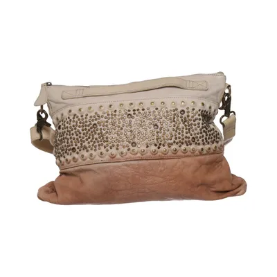 Shoulder-bag (Beige, Brown) from Depeche