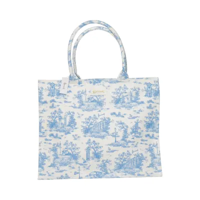 Canvas bag (Blue, White) from Harrods