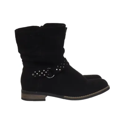 Ankle boots (Black) from DinSko