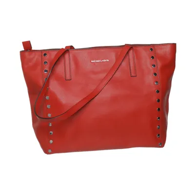 Handväska (Rivington Large Stud Derby) från Michael Kors Skinn