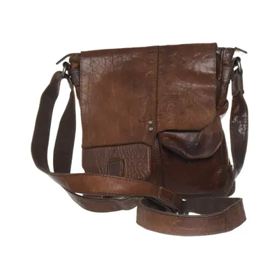 Sac à bandoulière (Marron) de Spikes & Sparrow Coton, Cuir, Polyester