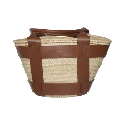 Beach bag (Beige, Brown) from Demellier