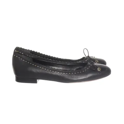 Ballerina's (Zwart) van Lauren Ralph Lauren Leer