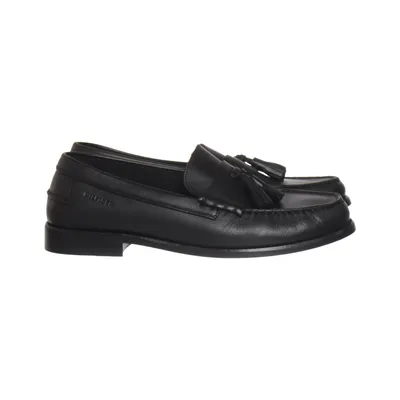 Loafers (Zwart) van Tommy Hilfiger Leer