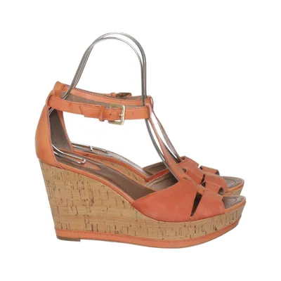 Wedges (Orange) from Marc O'Polo Leather