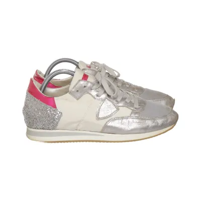 Sneakers (Silver, White, Pink) from Philippe Model