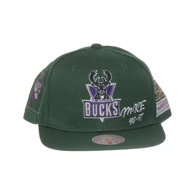 Baseballkeps (Milwaukee Bucks) från Mitchell & Ness Polyester