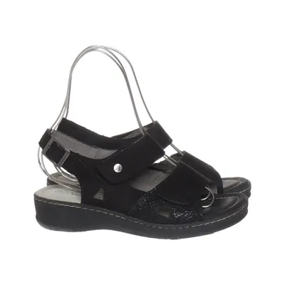 Sandales (Noir) de Footflexx Cuir