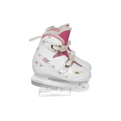 Ice skates (White, Pink) from Tecno Pro