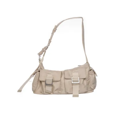Axelremsväska (Beige) från Zara Polyester