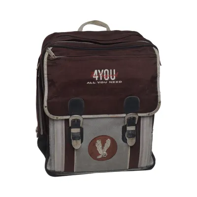 Sac à dos (Marron, Gris) de 4 You