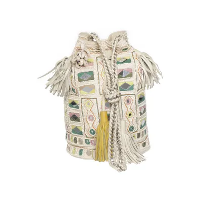 Schoudertas (Beige, Meerkleurig)