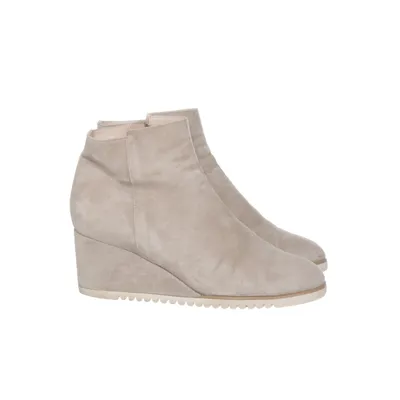 Wedges (Beige, White) from Lilion Leather