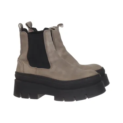 Bottines Chelsea (Noir, Beige) de Pavement
