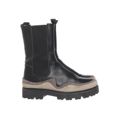 Chelsea boots (Black, Beige) from DWARS Leather