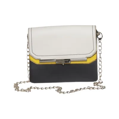 Handbag (White, Black, Yellow) from Roccobarocco