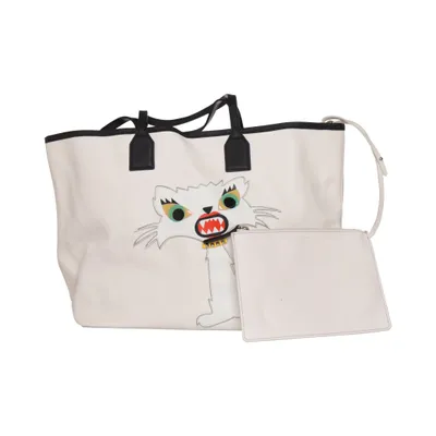 Handtas (Beige) van Karl Lagerfeld Leer