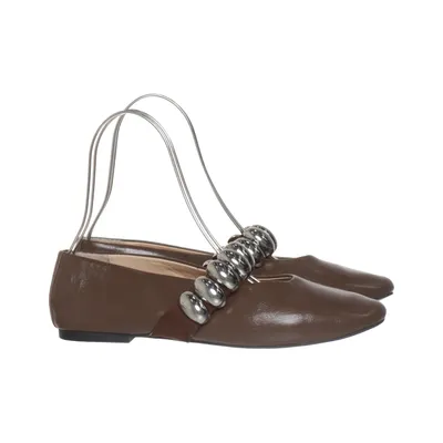 Ballet flats (Brown) from Inuovo Leather