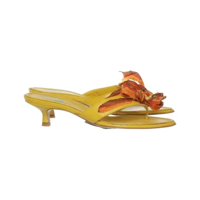 Mules (Yellow, Orange, Multicolored) from Zinda Leather