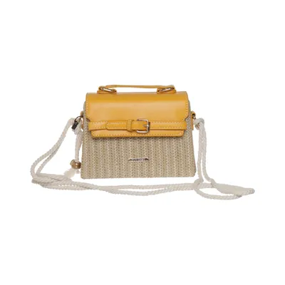 Skuldertaske (Beige, Gul) fra Duki Daso