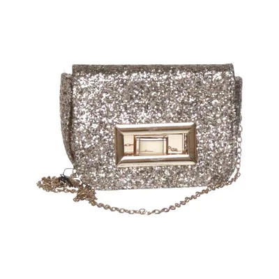 Clutchtaske (Guld) fra Accessorize Akryl, Bomuld, Polyamid, Polyester, Viscose