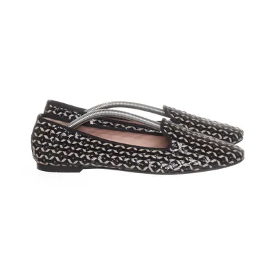 Ballerines (Noir, Blanc) de Pretty Loafers