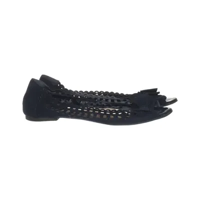 Ballet flats (Blue) from Wide Fit Leather