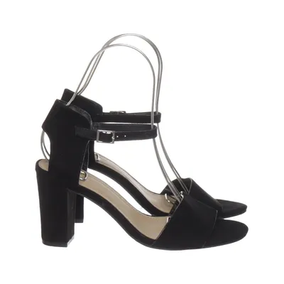High heel sandals (Black) from Alley Leather