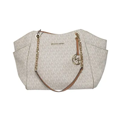 Handbag (White, Beige) from Michael Kors