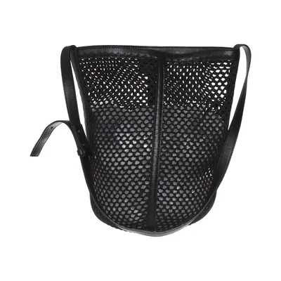 Shoulder-bag (Black) from Massimo Dutti Leather