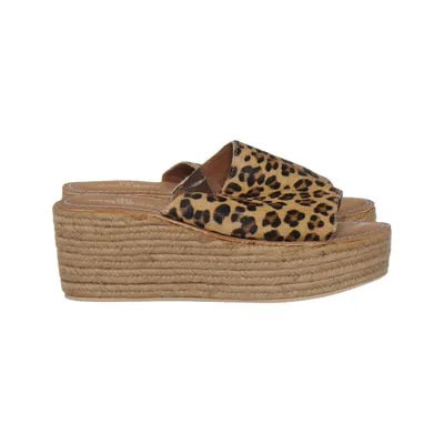 Chaussure compensées (Marron, Multicolore) de Manoukian Cuir