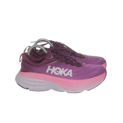 Running shoes (Purple, Pink, Gray) from Hoka