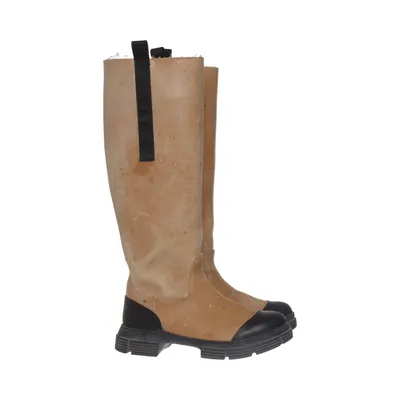 Bottes (Beige, Noir) de Ganni