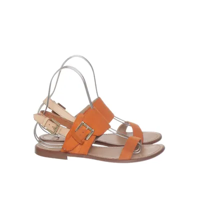 Sandalen (Beige, Oranje) van Blankens Leer