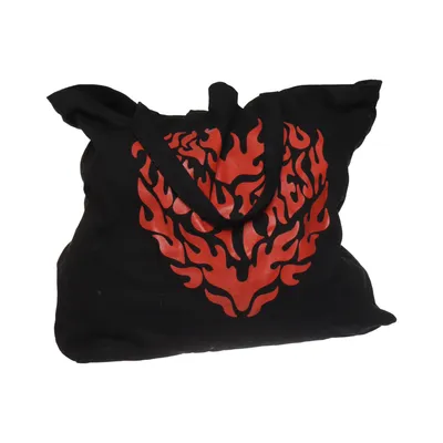 Sac en toile (Noir, Rouge) de Teddy Fresh Coton