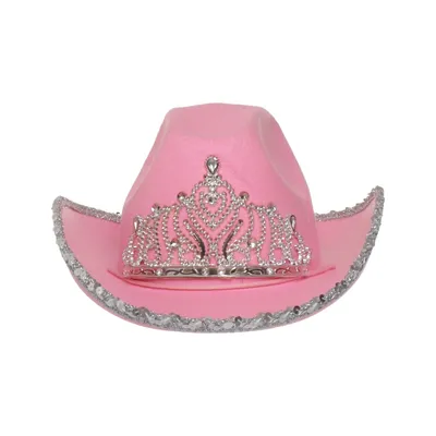Cowboyhatt (Rosa, Silverfärgad) från Boland