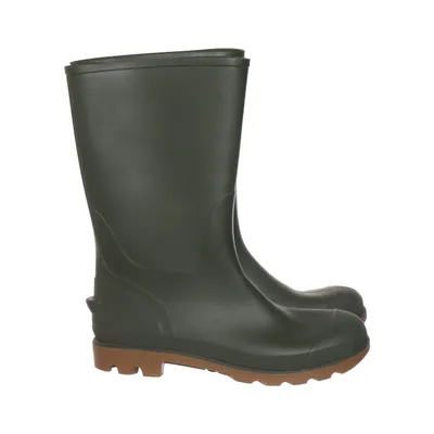 Bottes en caoutchouc (Vert) Cuir