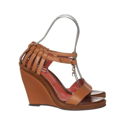 Chaussure compensées (Marron) de Costume National Cuir
