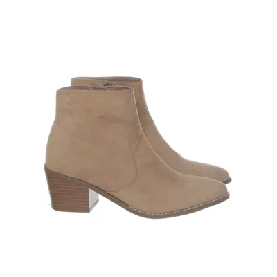 Laarzen met hak (Beige) van Attitude Suède