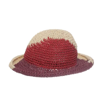 Stråhatt (Beige, Röd, Lila) från Nali