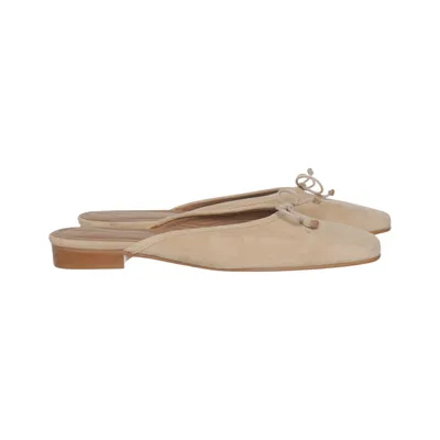 Mules (Beige) from Flattered Leather